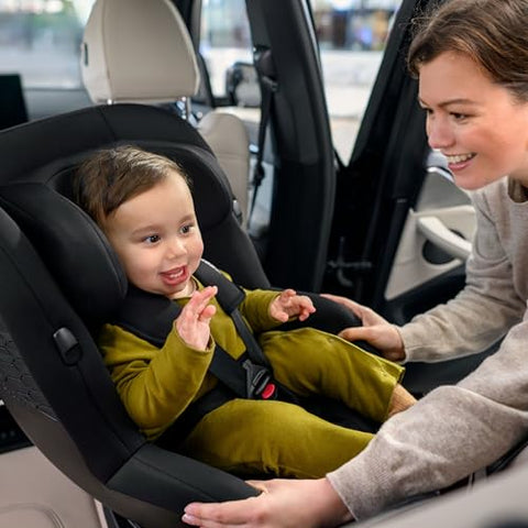 Maxi-Cosi Mica 360 S, 360 Car Seat, 3 Months - 4 Years (61-105cm), Baby Car Seat, FlexiSpin Rotation, 5 Recline Positions, G-Cell Protection, Easy-in Harness Hooks, Tonal Graphite