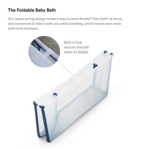 Stokke Flexi Bath, Mickey Celebration - Foldable Baby Bath - Lightweight, Durable & Easy to Store - Convenient to Use at Home or When Travelling - Best for Newborns & Babies