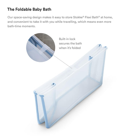 Stokke Flexi Bath, Mickey Celebration - Foldable Baby Bath - Lightweight, Durable & Easy to Store - Convenient to Use at Home or When Travelling - Best for Newborns & Babies