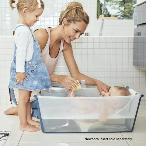 Stokke Flexi Bath, Mickey Celebration - Foldable Baby Bath - Lightweight, Durable & Easy to Store - Convenient to Use at Home or When Travelling - Best for Newborns & Babies