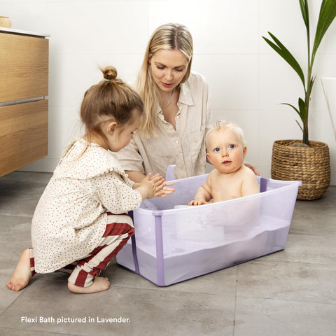 Stokke Flexi Bath, Mickey Celebration - Foldable Baby Bath - Lightweight, Durable & Easy to Store - Convenient to Use at Home or When Travelling - Best for Newborns & Babies