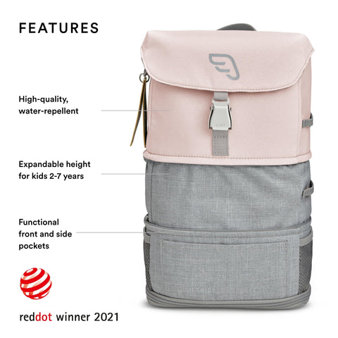 Stokke JetKids Crew BackPack - Kid’s Lightweight Expandable Bag - Great for School & Travel - Adjustable & Water-Resistant - Best for Ages 2-7