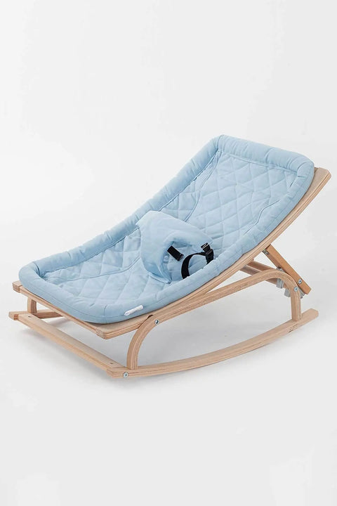 Baby & Toddler Wooden Rocking Chair Blue