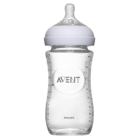 PHILIPS Avent Natural Response Glass Baby Bottles SCF679-13 240ml