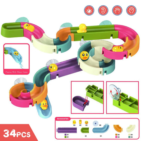 34 Piece Ducking Bath Toy 34pcs