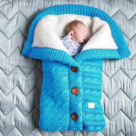 Babies Soft Sleeping Bag Blue