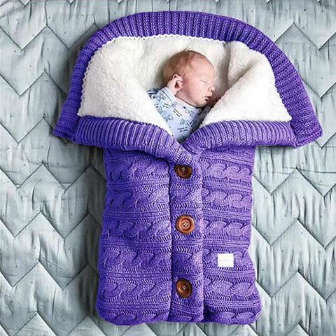 Babies Soft Sleeping Bag Purple