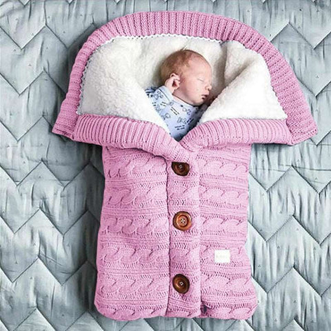 Babies Soft Sleeping Bag Baby Pink