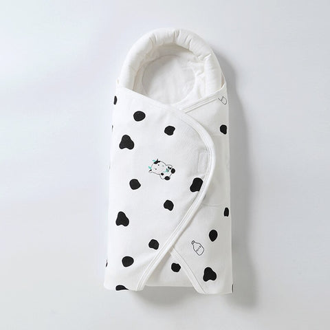 New-Born Baby Sleeping/Swaddling Bag Small Cow Free size