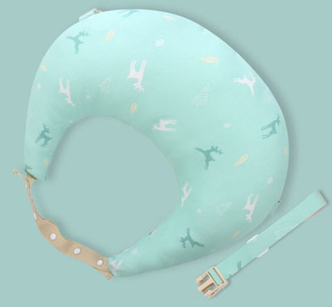 Multi-Function Breastfeeding Pregnancy Pillow Green Deer