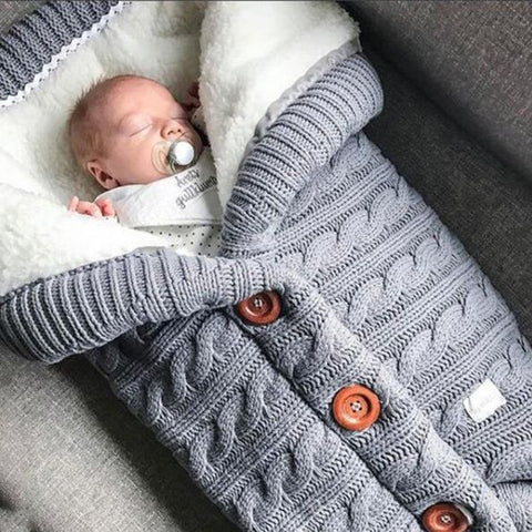Babies Soft Sleeping Bag Grey