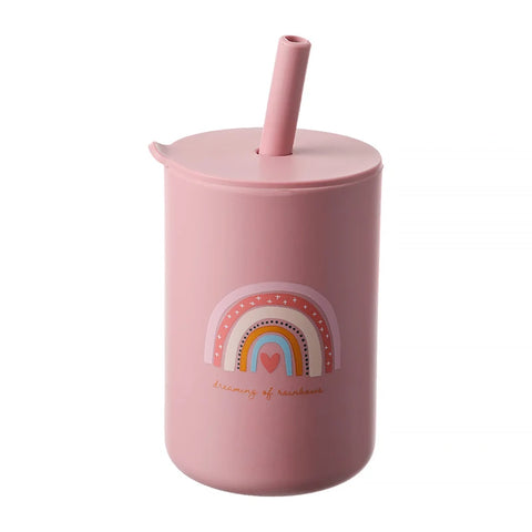 Silicone Baby Feeding Straw Cup AEB0001-04