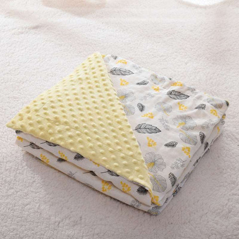 6-Layered Cotton Style Baby Muslin | Baby Blankets Yellow