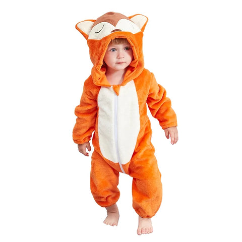 Soft Baby Animal Romper Fox