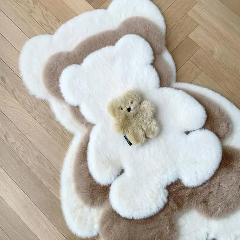 Bear Shape Rug for Children Room