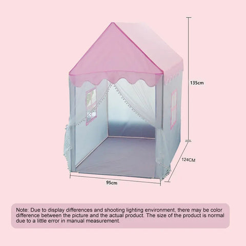 Princess Castle Play Tent for Girls