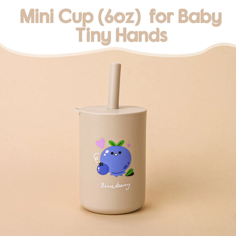 Silicone Baby Feeding Straw Cup AEB0001-17