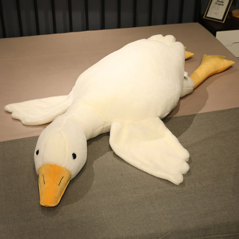 Huge Cute Goose Plush Toy | Big Duck Doll | Soft Stuffed Animal Pillow White