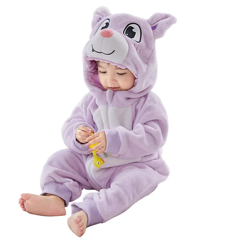 Soft Baby Animal Romper Animals