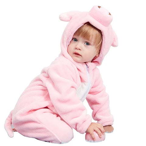 Soft Baby Animal Romper