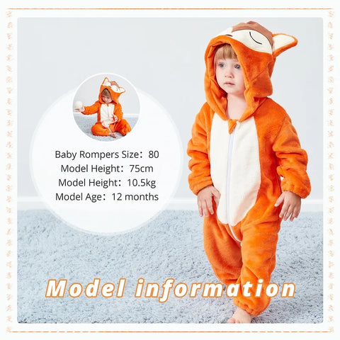 Soft Baby Animal Romper