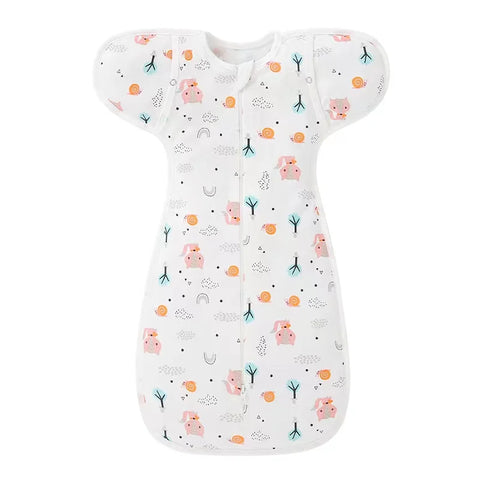 Patterned Theme Baby Swaddle Sack 14 0-6M