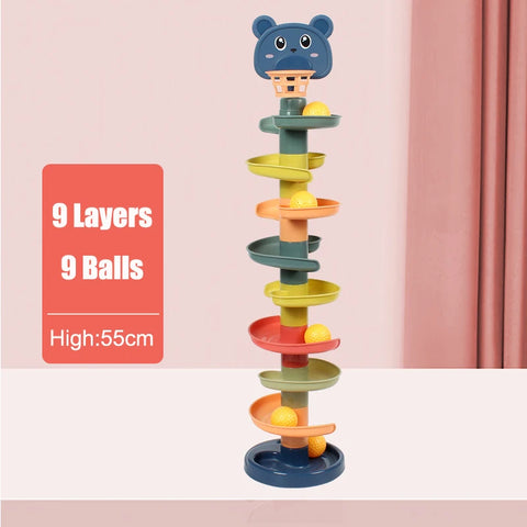 5 Layers Spiral Ball Drop Tower 9 Layers