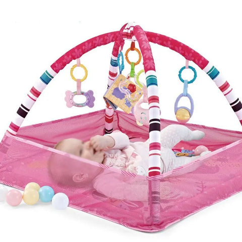 Baby Activity Gym & Playmat Pink