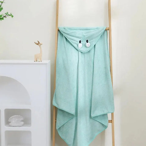 Baby Hooded Soft Bath Towel Onesize Mint