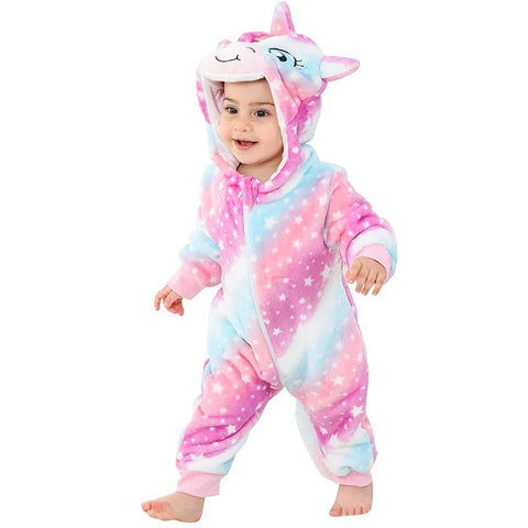 Soft Baby Animal Romper Unicorn