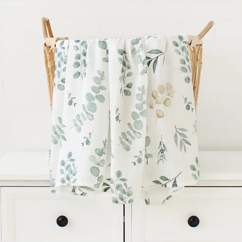 Organic Bamboo Cotton Patterned Baby Muslin/Blankets