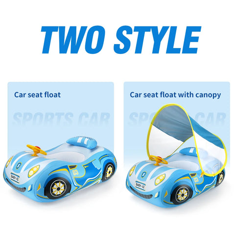 Car Shape Swimming Ring for Kids