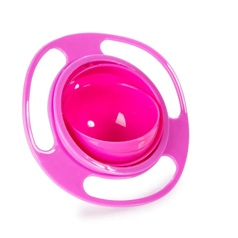 360-Degree Rotating Baby Bowl rose