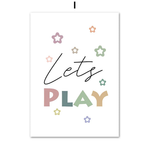 Wall Art Prints for Kids Room Decor I