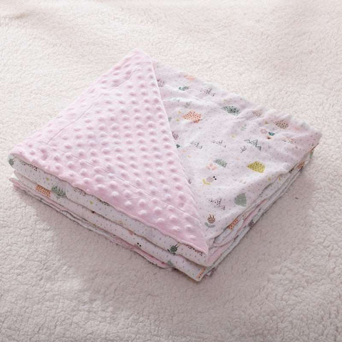 6-Layered Cotton Style Baby Muslin | Baby Blankets Pink