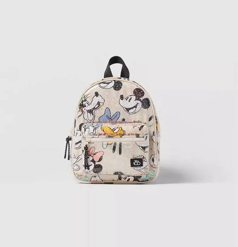 Mickey Mouse Print Backpack Mickey