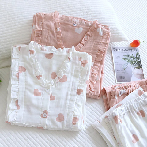 Cotton Pregnancy Nursing Pyjamas Set