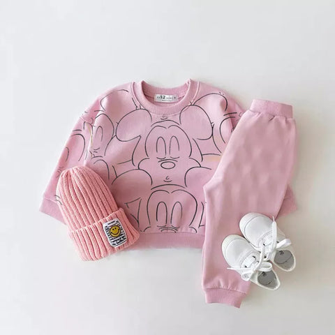 Trendy Baby Boy Clothing Set Pink