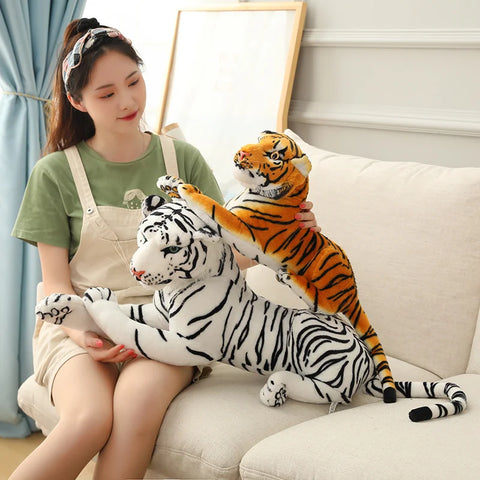 Giant Lifelike Tiger Plush Soft Toy