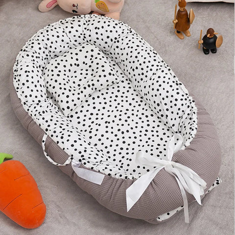 Soft Sleeping Nest Bed For Baby Grey 3