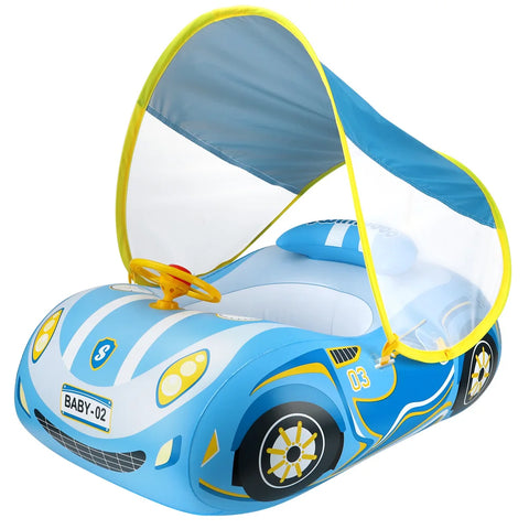 Car Shape Swimming Ring for Kids Onesize (with cover)