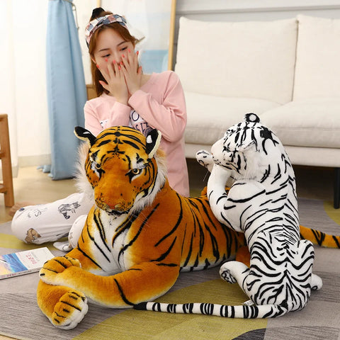 Giant Lifelike Tiger Plush Soft Toy