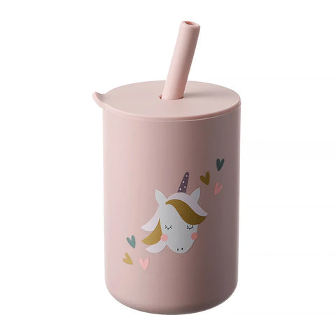 Silicone Baby Feeding Straw Cup AEB0001-15