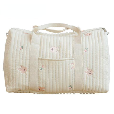 Large Quilted Maternity/Nappy Bag for Mum and Baby Rabbit