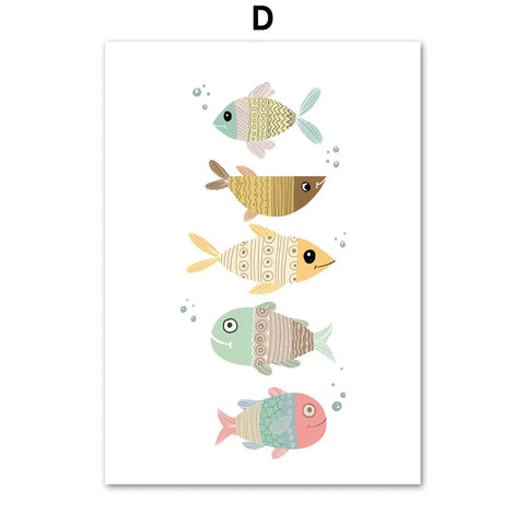 Wall Art Prints for Kids Room Decor D