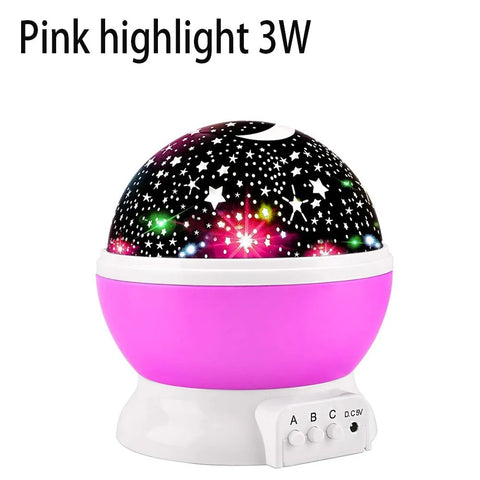 Cosmic Dreamer Starlight Projector Pink