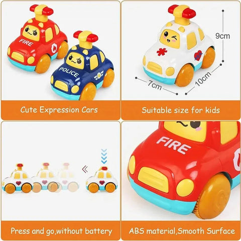 Press and Go Baby Cartoon Toy Car