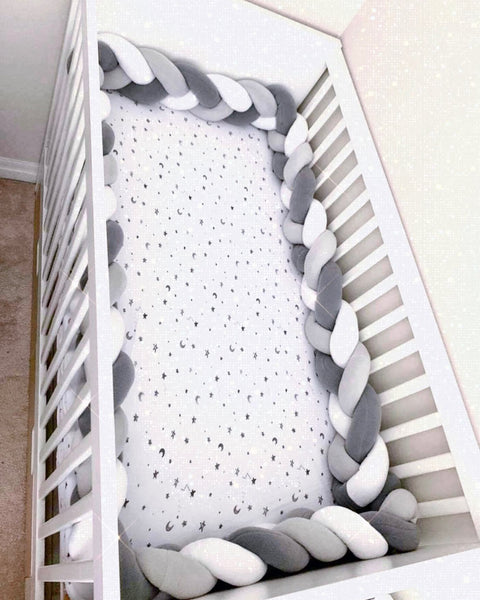 Baby Bed Bumper | Guess Braid Design | Cot Crib Protector