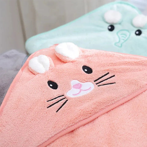 Baby Hooded Soft Bath Towel