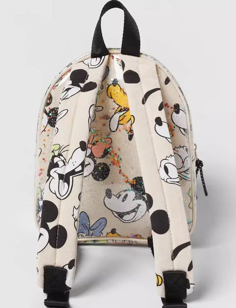 Mickey Mouse Print Backpack